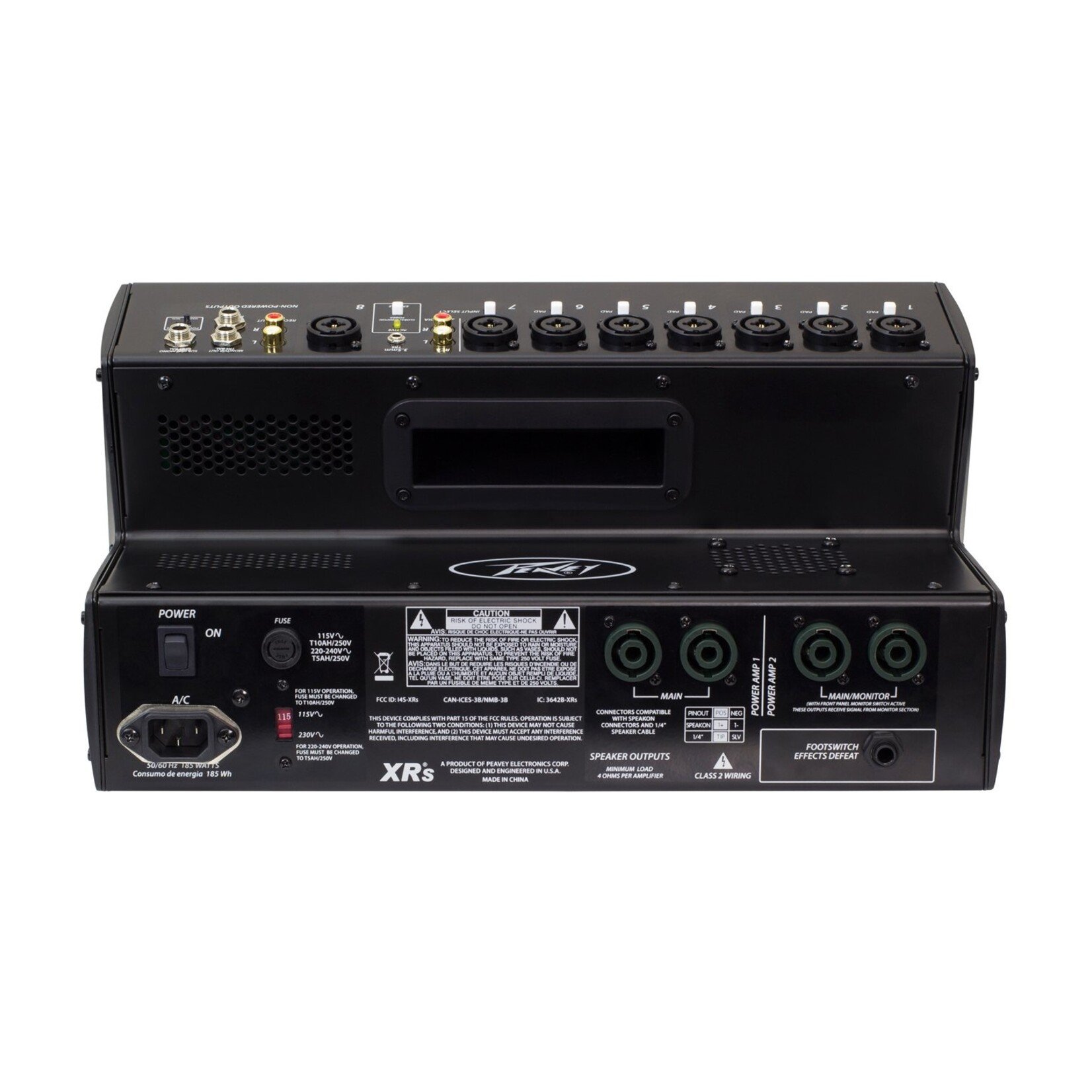 Peavey XR-S 8 Channel 1500-Watt Powered Mixer