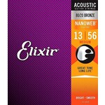 Elixir Elixir 11102 Nanoweb Medium Acoustic Guitar Strings 80/20 Bronze