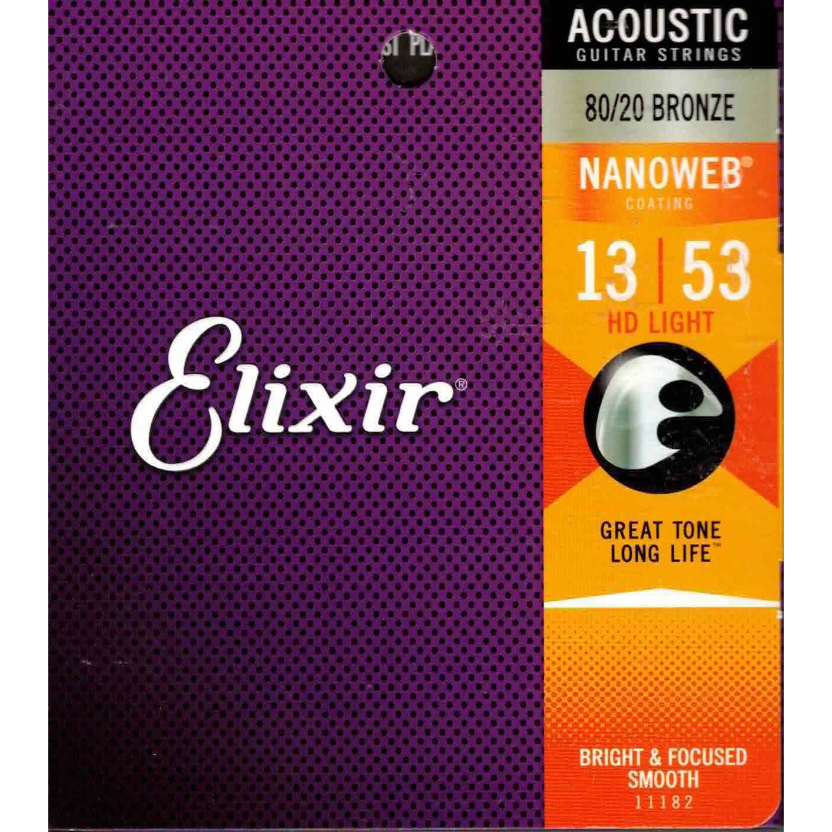 Elixir 13-53 HD Light 80/20 Bronze Acoustic Guitar Strings