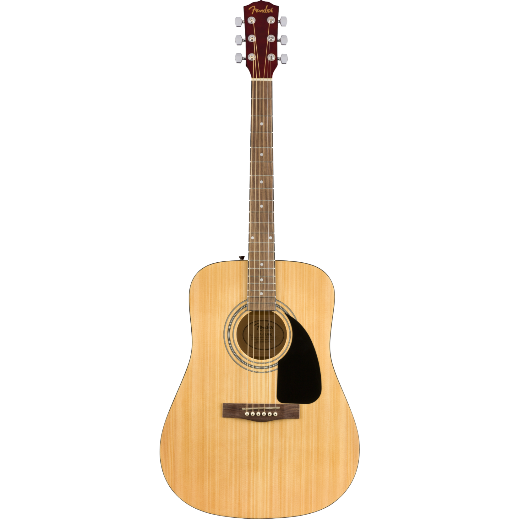 Fender FA-115 Dreadnought Acoustic Guitar Package w/ Bag, Strap, Picks, Strings and 3-Months of Fender Play - Natural