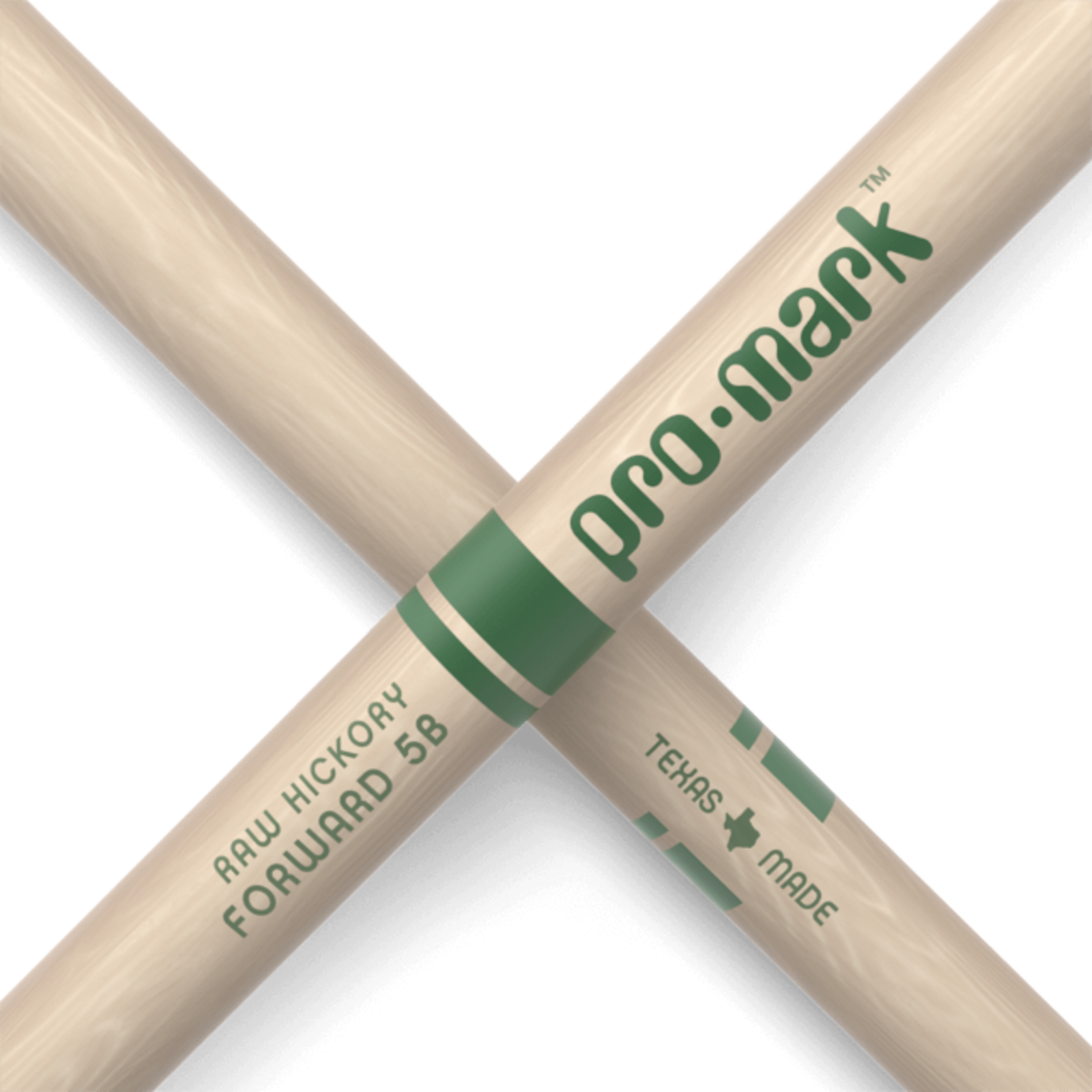 ProMark Rebound 5A ActiveGrip Hickory Drumstick, Acorn Wood Tip
