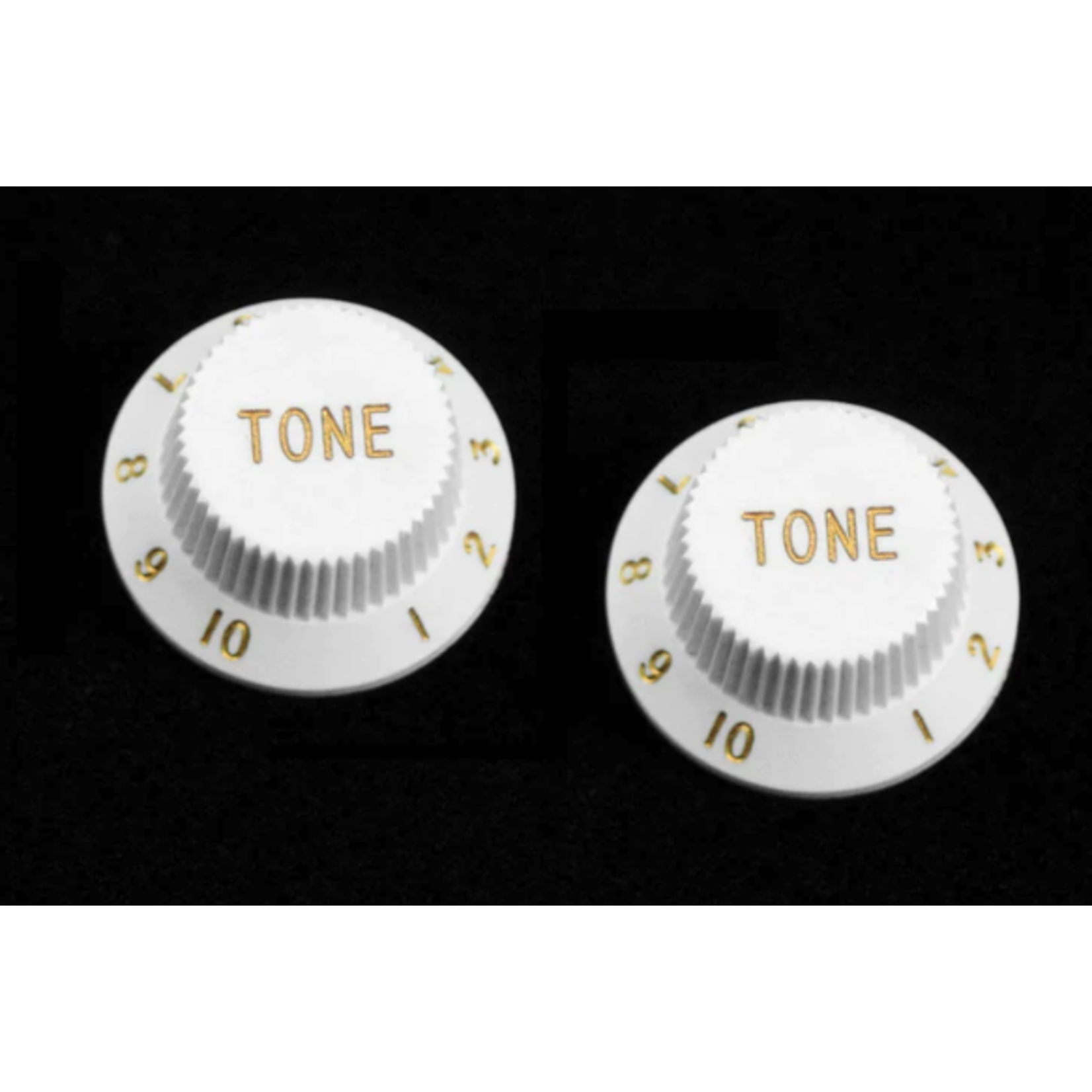 All Parts PK-0153-025 White Tone Knobs