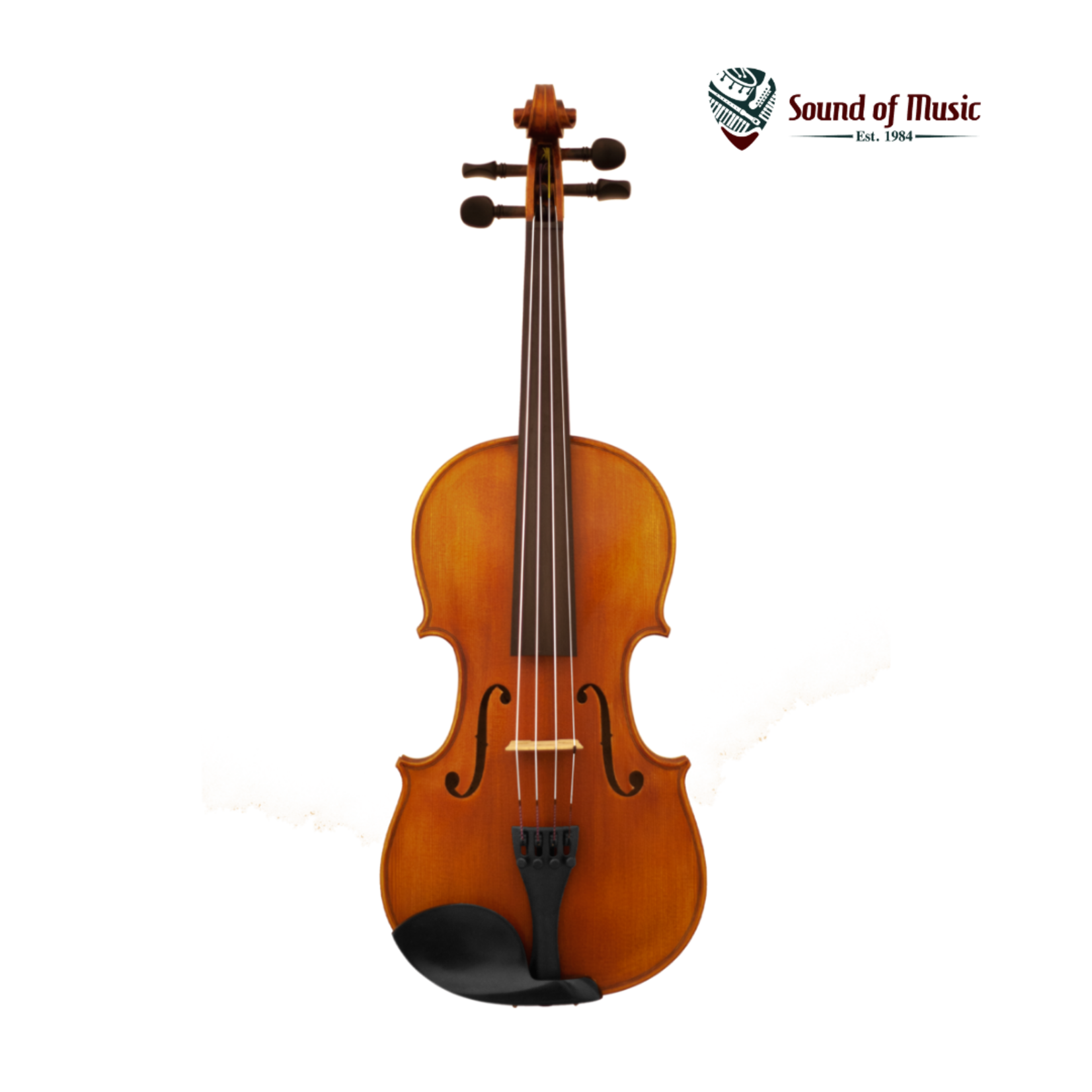 Sound of Music 3/4 Violin Outfit W/Glasser Bow & Hardshell Case