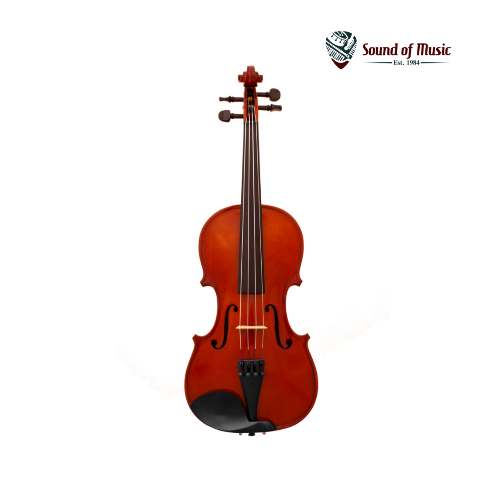 Sound of Music 1/8 Violin Outfit W/Glasser Bow & Hardshell Case