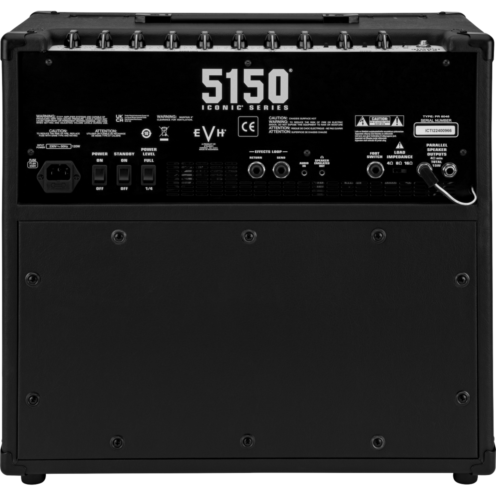 EVH 5150 Iconic Series 15W 1X10 Combo - Black