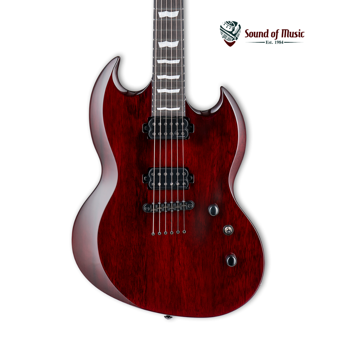 ESP LTD Viper-1000 Electric Guitar - See Thru Black Cherry - Sound