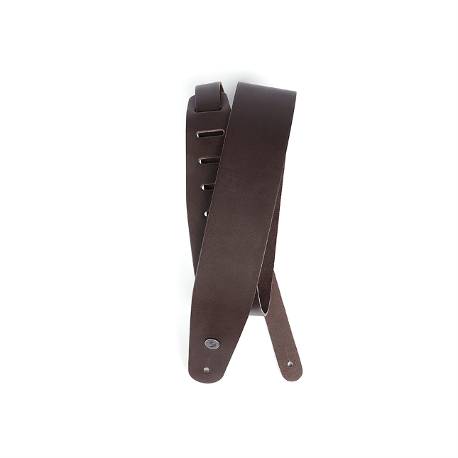 D'Addario Classic Leather Guitar Strap - Brown
