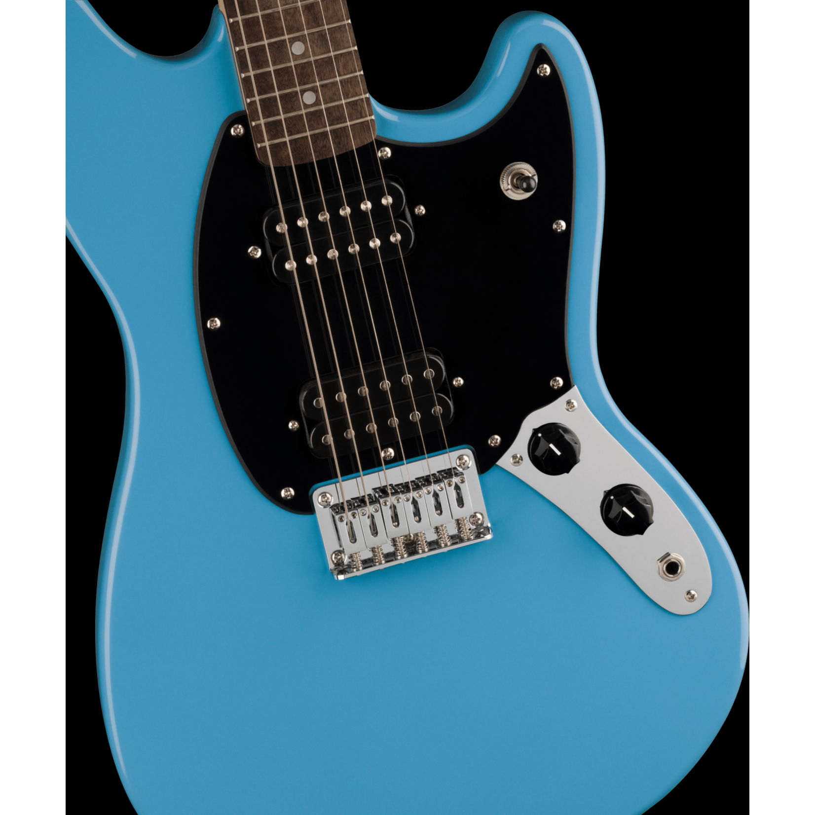 Squier Sonic Mustang HH, Laurel Fingerboard, Black Pickguard - California Blue