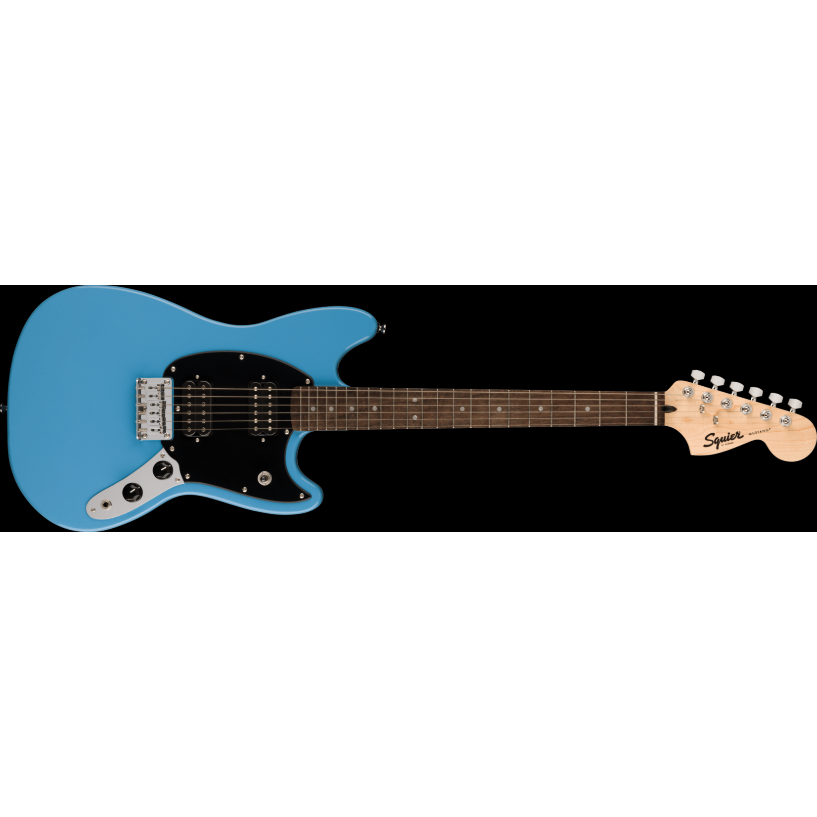 Squier Sonic Mustang HH, Laurel Fingerboard, Black Pickguard - California Blue