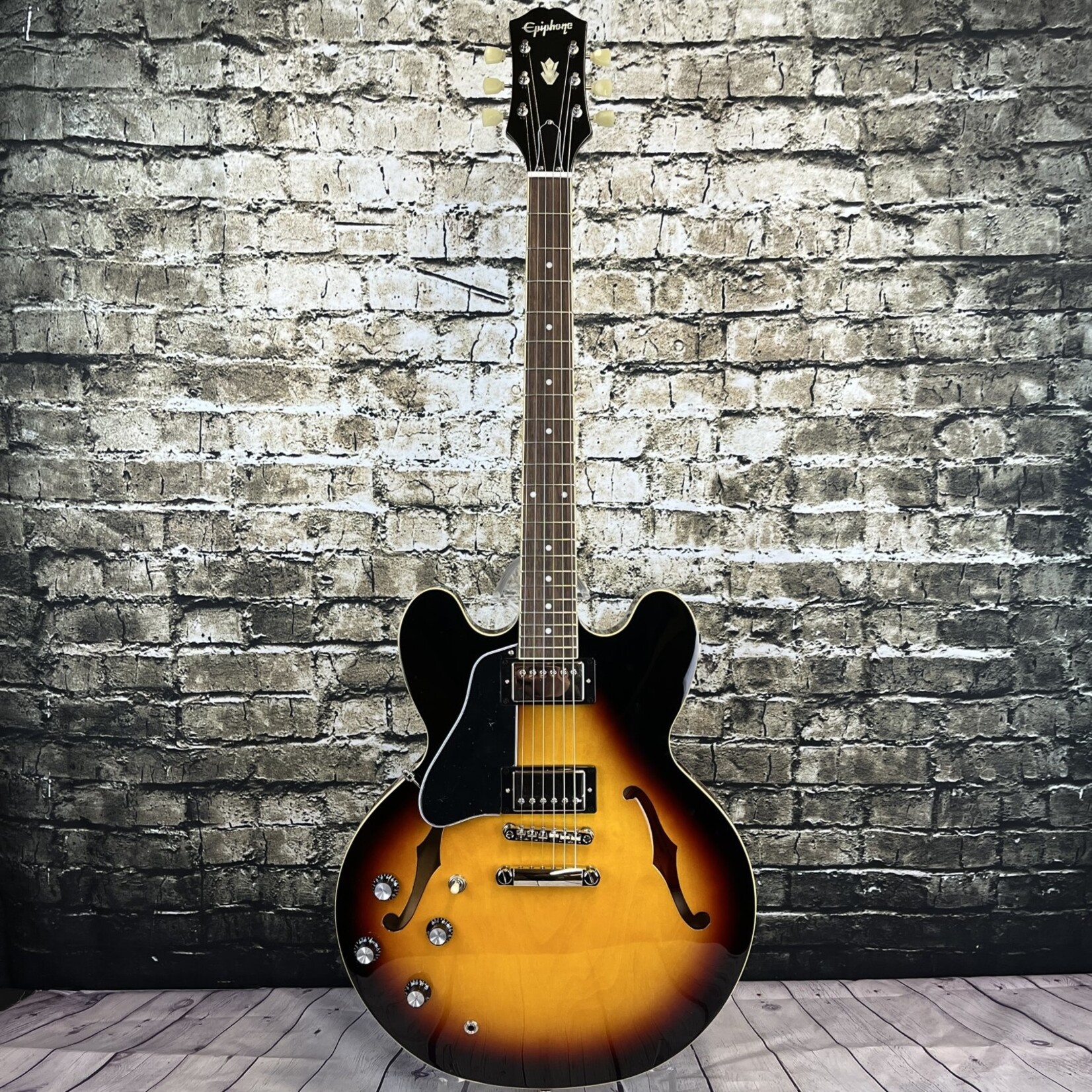 Epiphone ES-335 Left-Handed Semi-Hollowbody Guitar - Vintage Sunburst