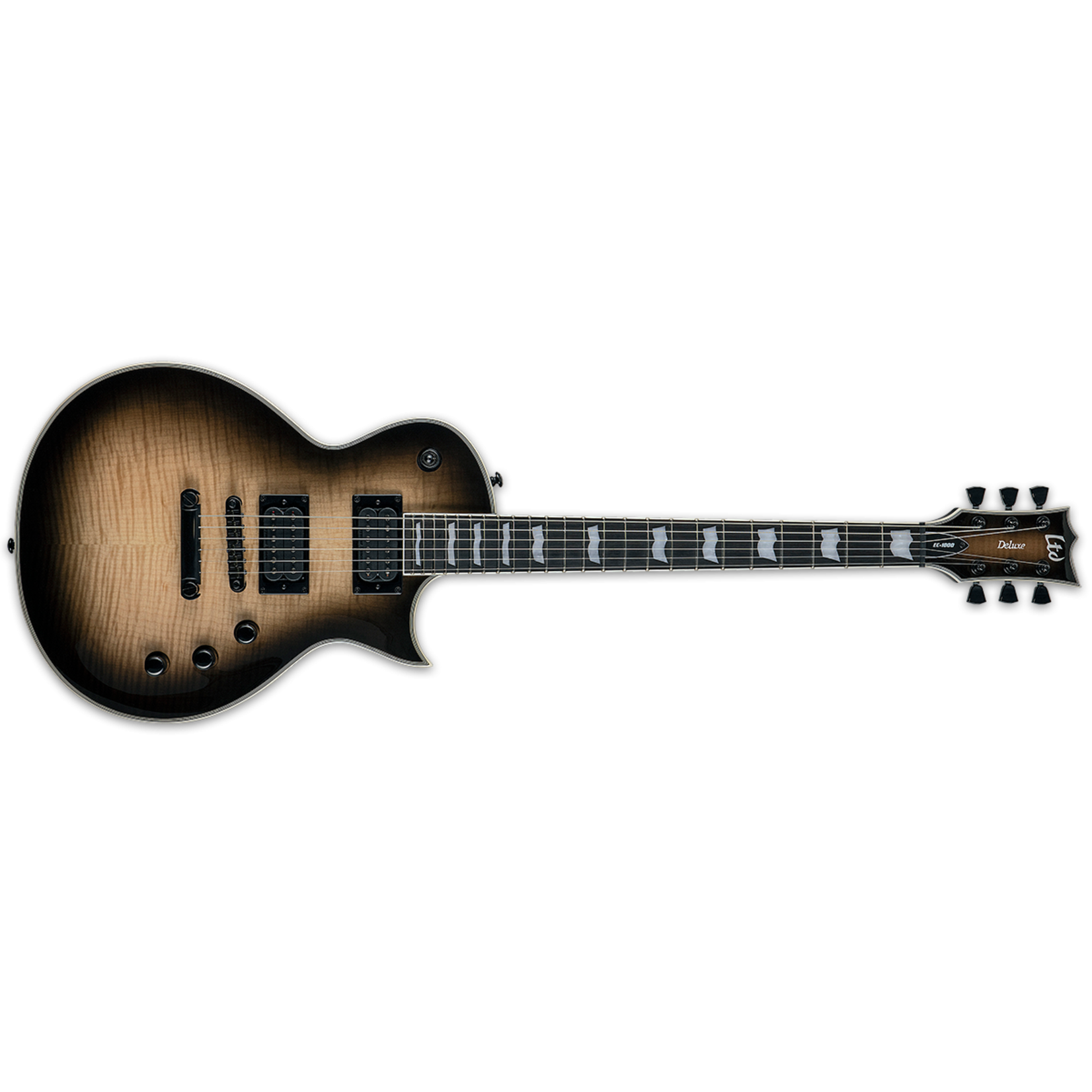 ESP LTD EC-1000T Electric Guitar - Black Natural Burst