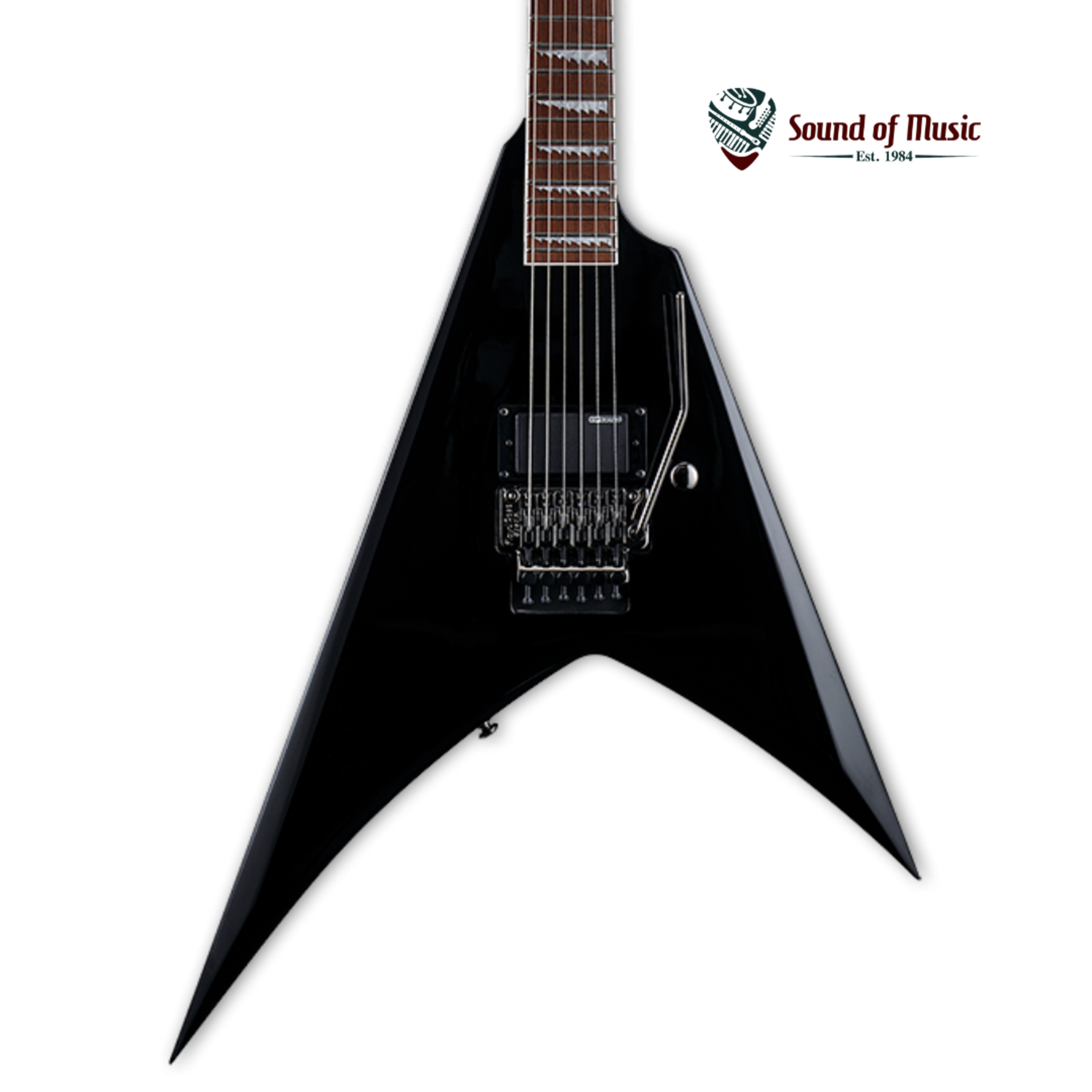 ESP/LTD ALEXI200BLK Alexi Laiho Signature Model 6-String Electric Guitar - Black