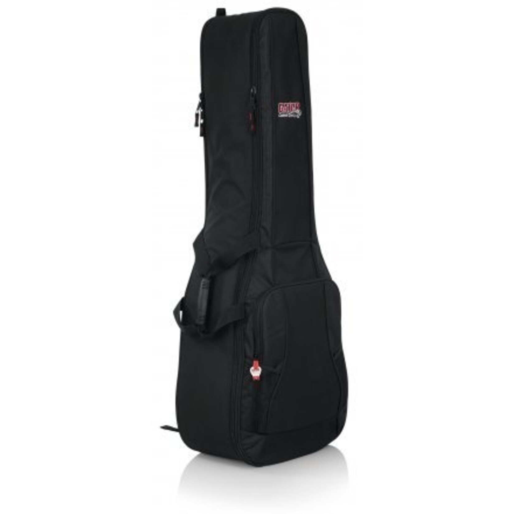 Gator 4G Series Double Guitar Bag For Acoustic And Electric Guitar With Adjustable Backpack Straps