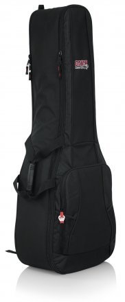 Gator 4G Series Double Guitar Bag For Acoustic And Electric Guitar With Adjustable Backpack Straps