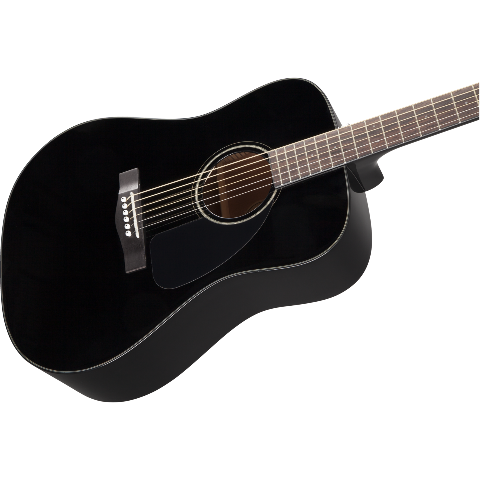 Fender CD-60 Dreadnought Acoustic Guitar with Hardshell Case - Black