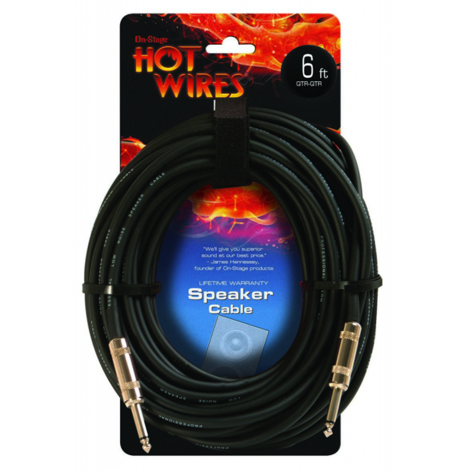 Hot Wire Speaker Cable 1/4" - 6 Ft