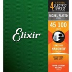 Elixir Elixir Nanoweb 14052 45-100 Light Long Scale Electric Bass Strings- 4 String