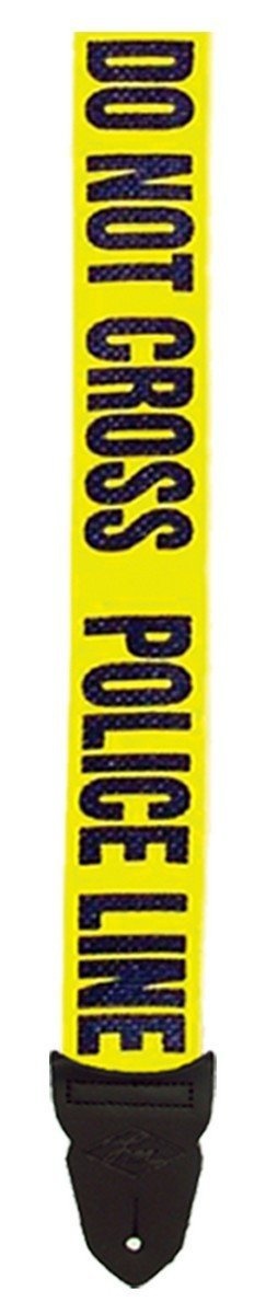 L&M PS-4PL Police Line Silk Screen Guitar Strap