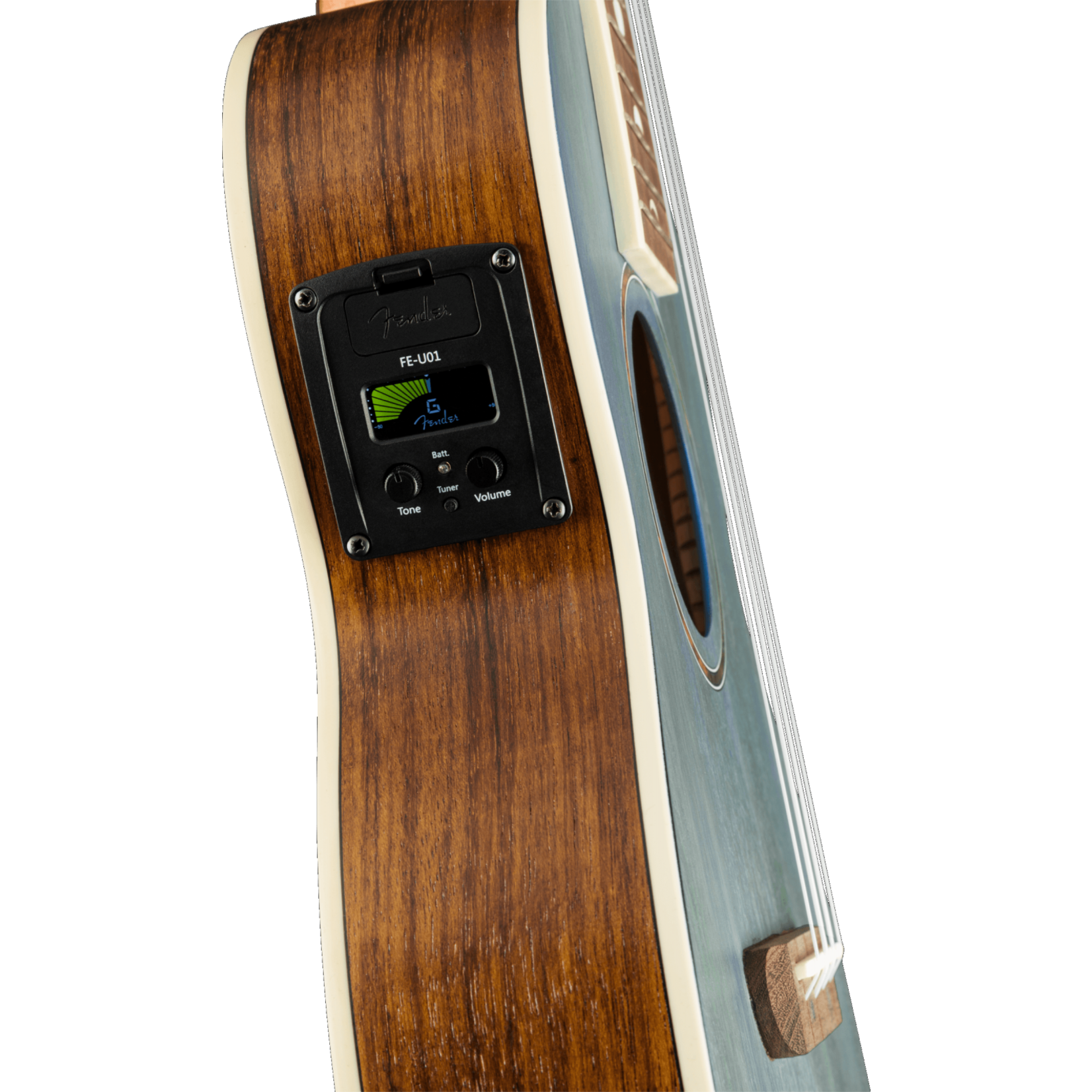 Fender Dhani Harrison Uke W/Bag - Turquoise