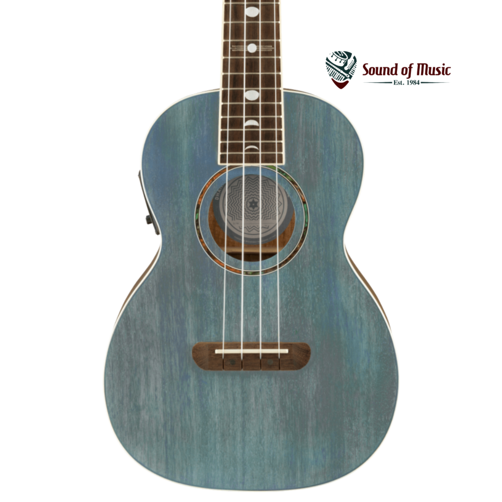Fender Dhani Harrison Uke W/Bag - Turquoise