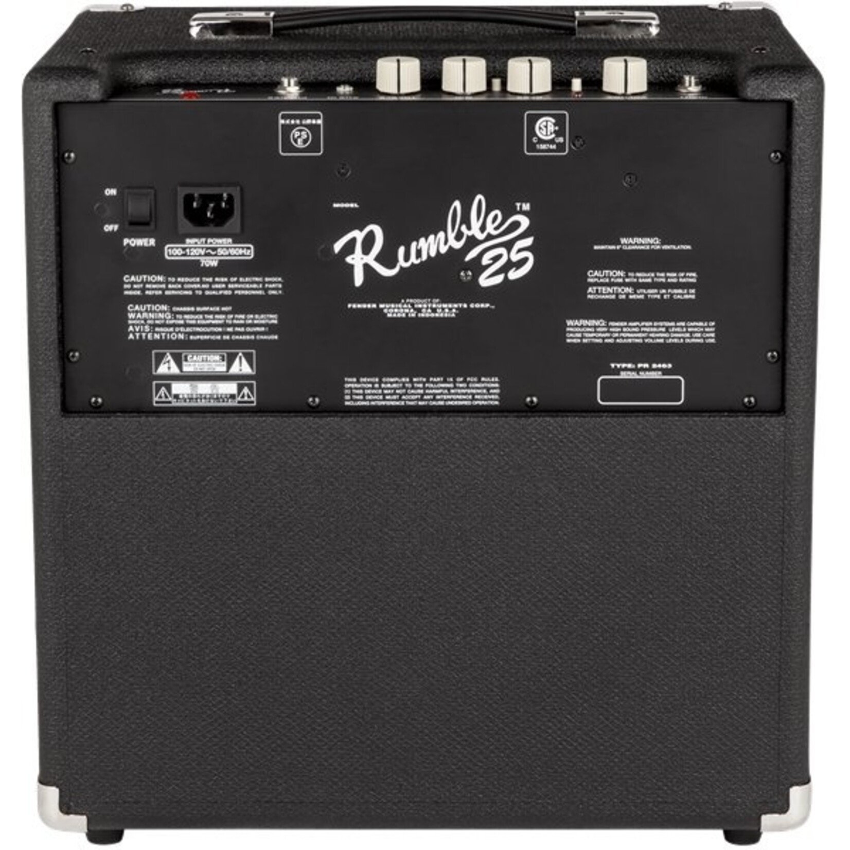 Fender Rumble 25 1x8" 25 Watt Bass Amp