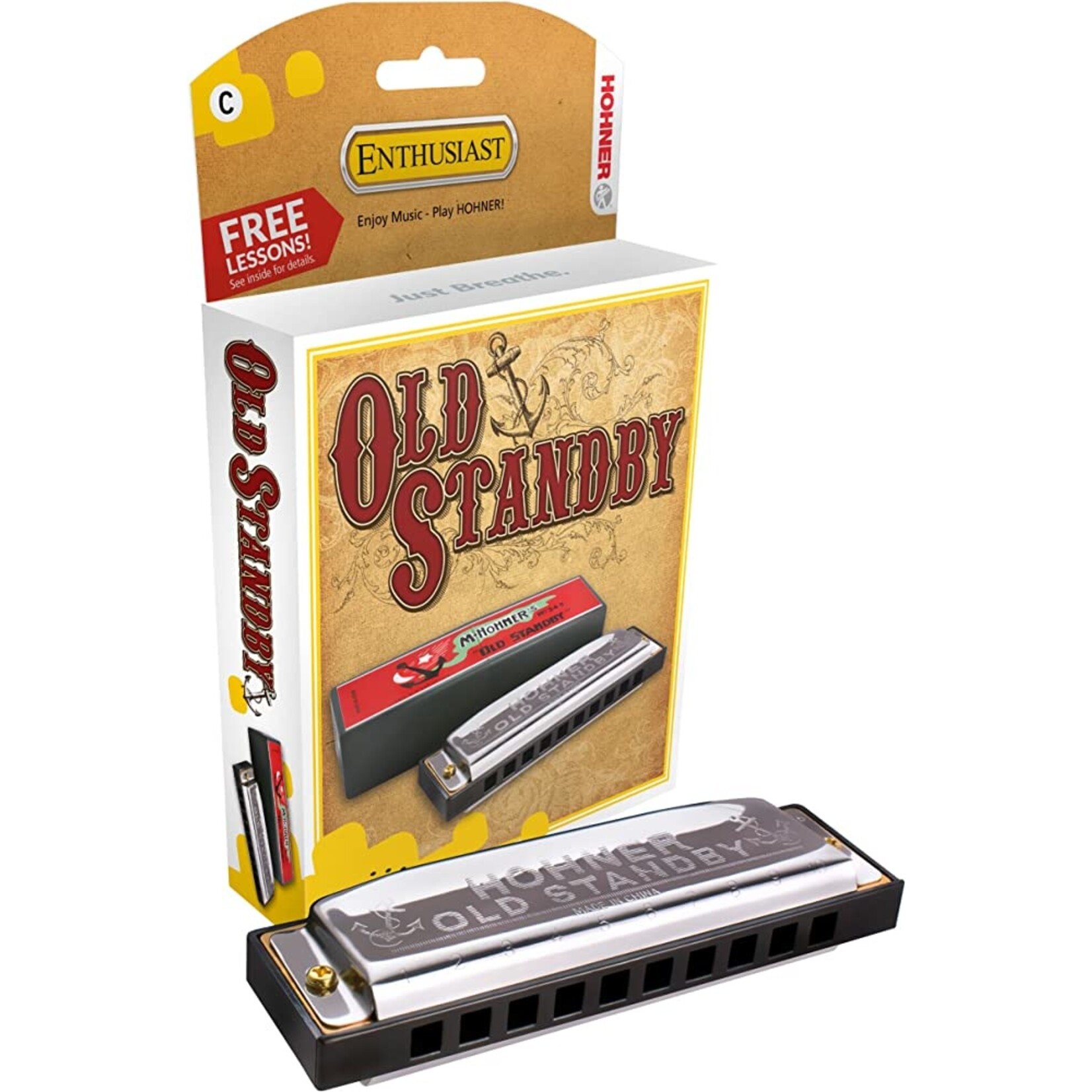 Hohner Old StandBy Harmonica - Key of G