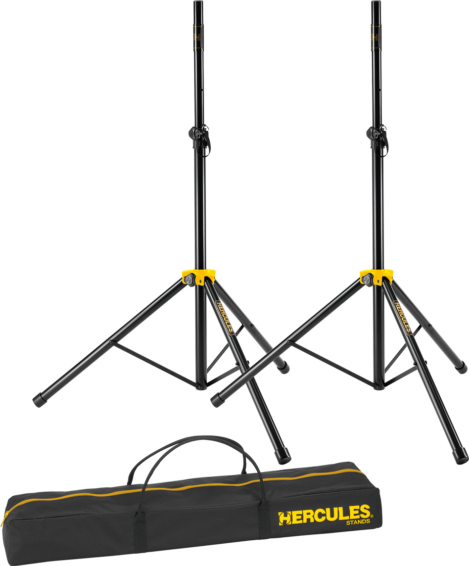 Hercules Stage Series Speaker Stand with Smart Adaptor with Bag (Twin Pack)
