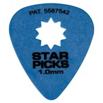 Cleartone Star Picks 1.0mm Guitar Picks 12 Pack - Blue