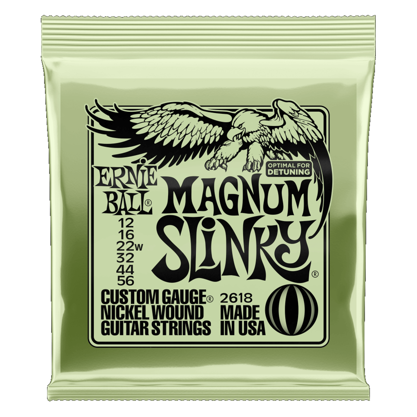 Ernie Ball Magnum Slinky Nickel Wound Electric Guitar Strings 12-56 Gauge