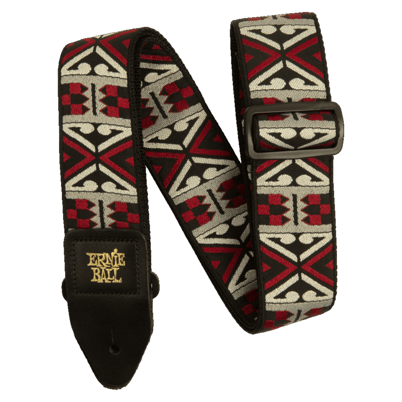 Ernie Ball Classic Jacquard Guitar Strap/Bass Strap - Primal Red