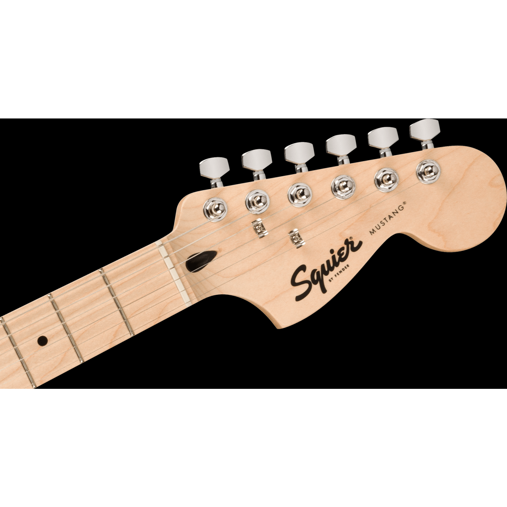 Squier Sonic Mustang, Maple Fingerboard, White Pickguard - Torino Red