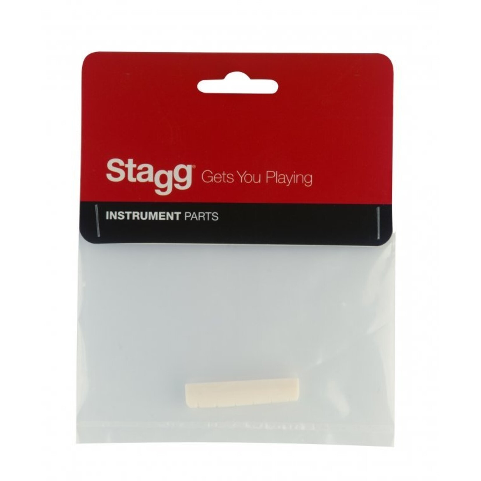 Stagg Pre-Slotted Acoustic Guitar Nut - Bone