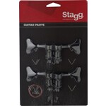 Stagg Stagg 2+2 Bass Guitar Individual Machine Heads - Black