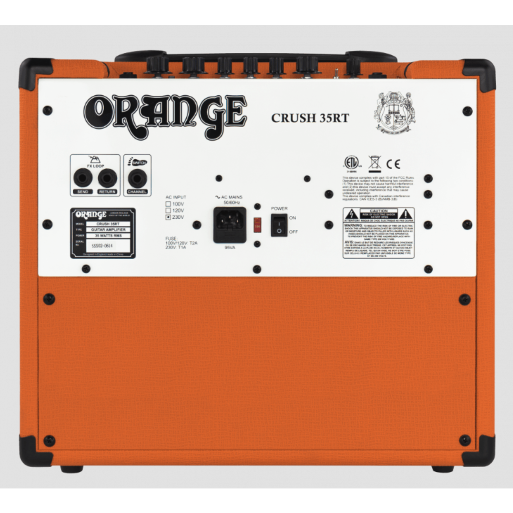 Orange Crush 35RT 1x10-inch 35-Watt Combo Amp - Orange