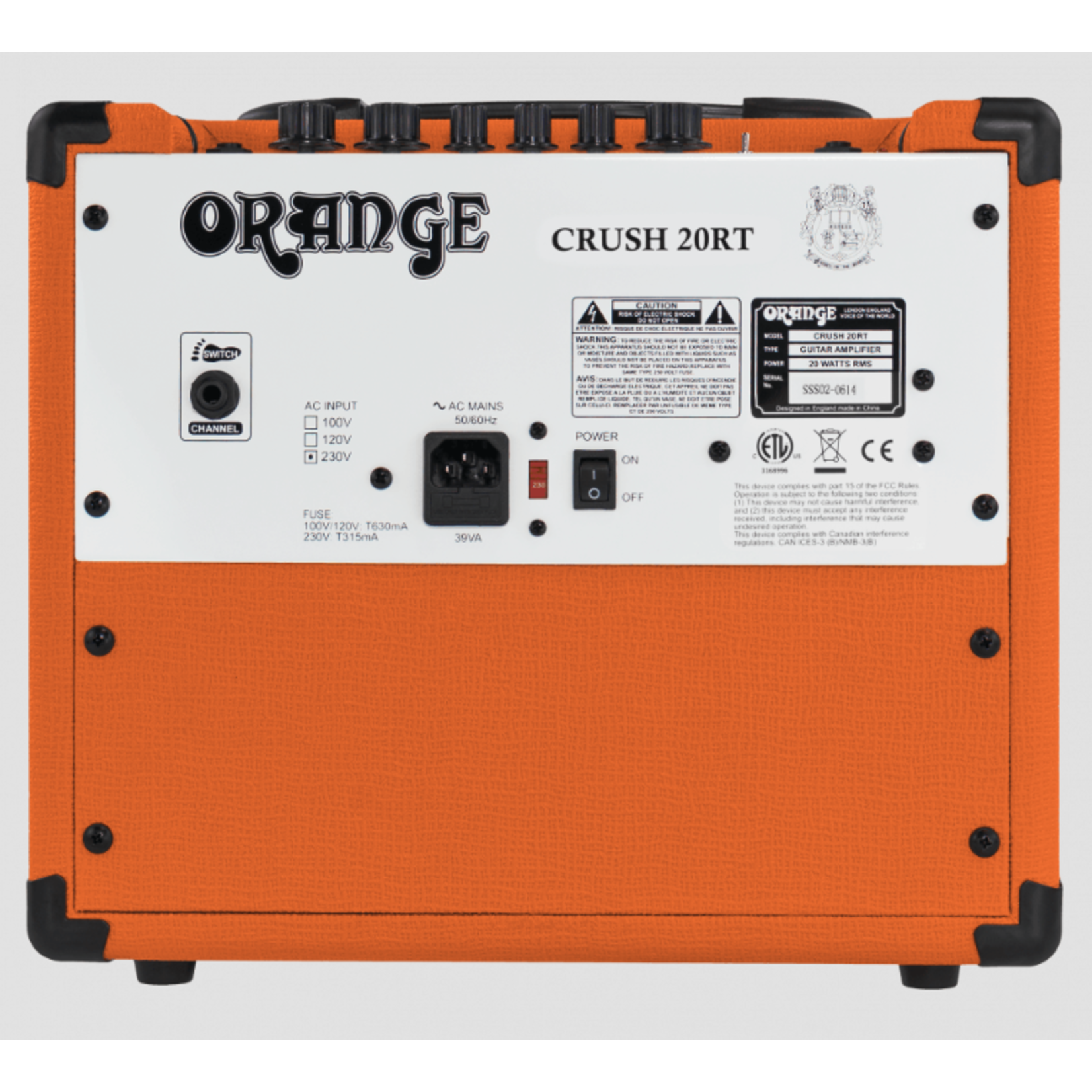 Orange Crush 20RT 20-Watt 1x8 Guitar Combo Amp - Orange