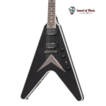 Epiphone Epiphone Dave Mustaine Flying V Custom Electric Guitar W/Case & Seymour Duncan Pickups - Black Metallic