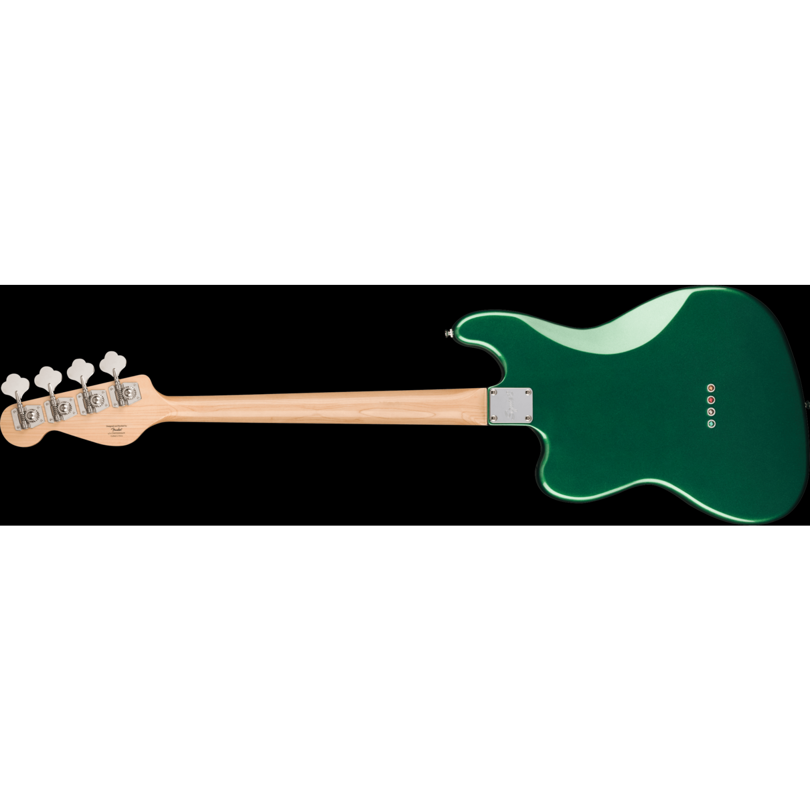 Squier Paranormal Rascal Bass HH, Laurel Fingerboard, Mint Pickguard - Sherwood Green