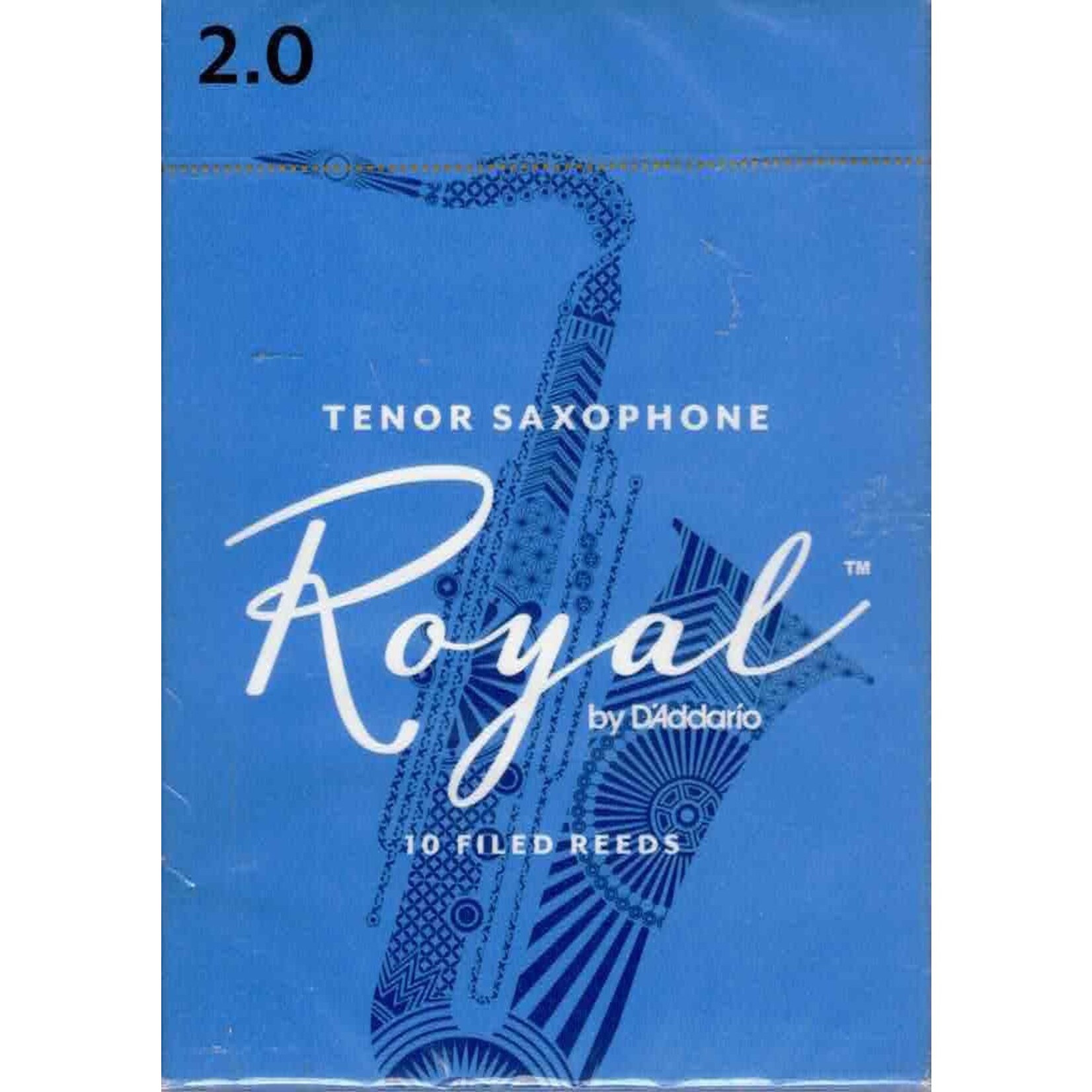 Rico Royal Tenor Sax Reeds Box Of 10(Strength 2)