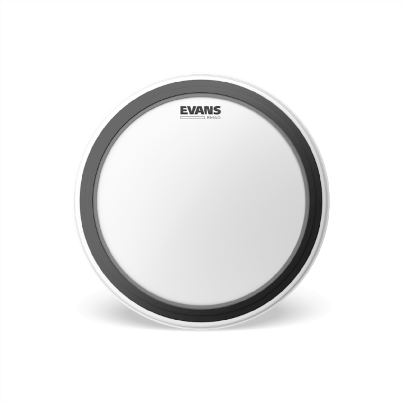 Evans EMAD Coated White Bass Drum Head, 22 Inch