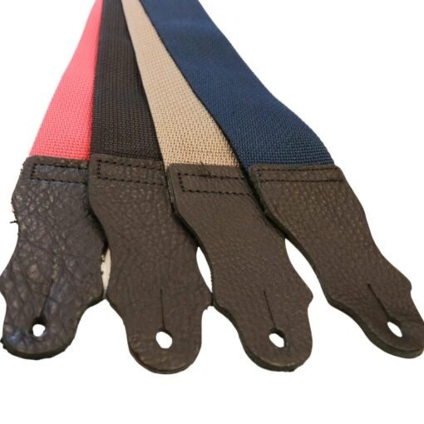 Franklin Straps 2" Poly Web w/ Single-Ply Glove Leather Ends - Tan