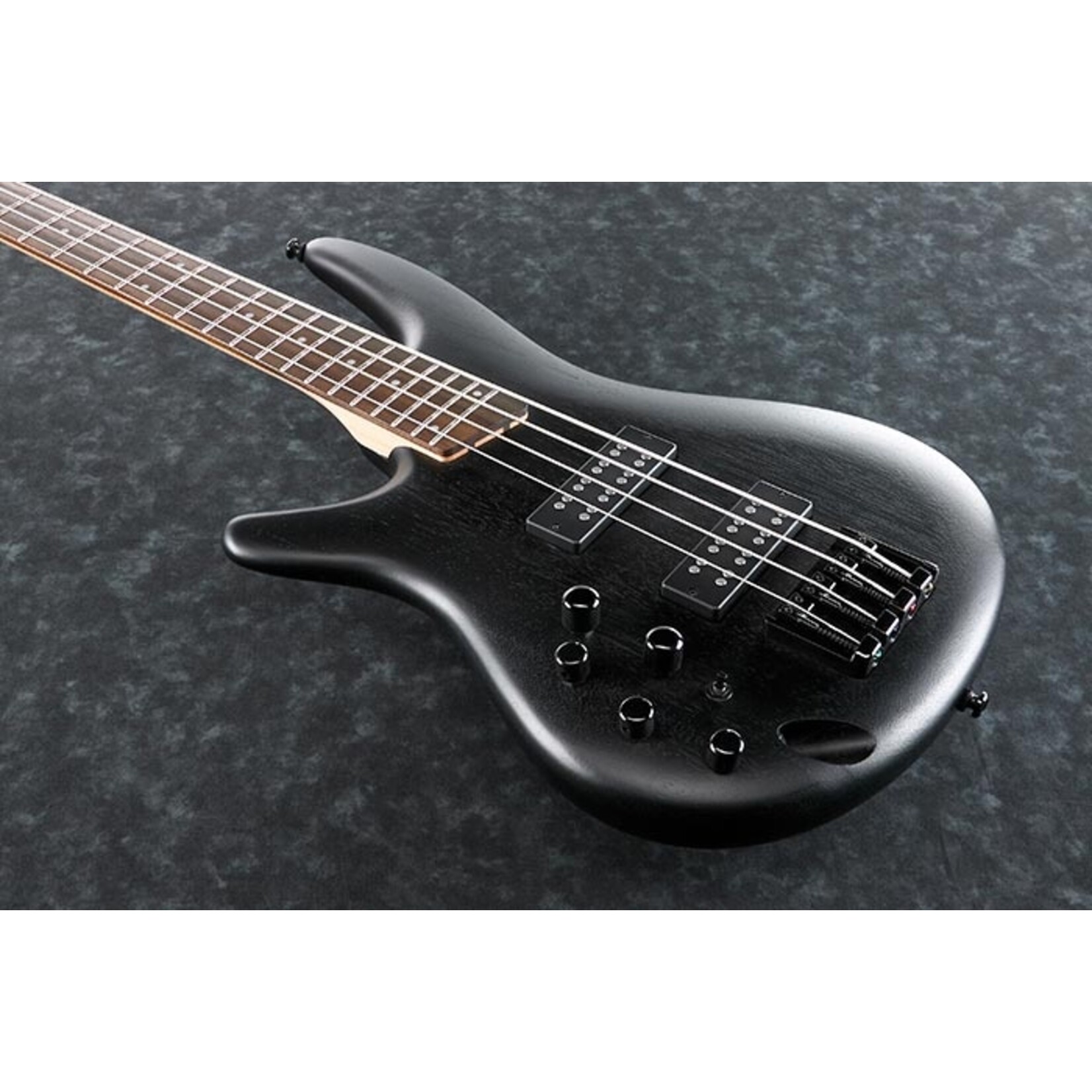 Ibanez SR300EBLWK Left Handed 4-String Electric Bass Guitar - Weathered Black
