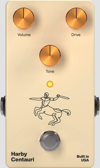 Harby Pedals Centauri Overdrive Guitar Pedal