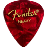 FENDER Fender Red Moto 351 Shape Picks Med 12 Pack