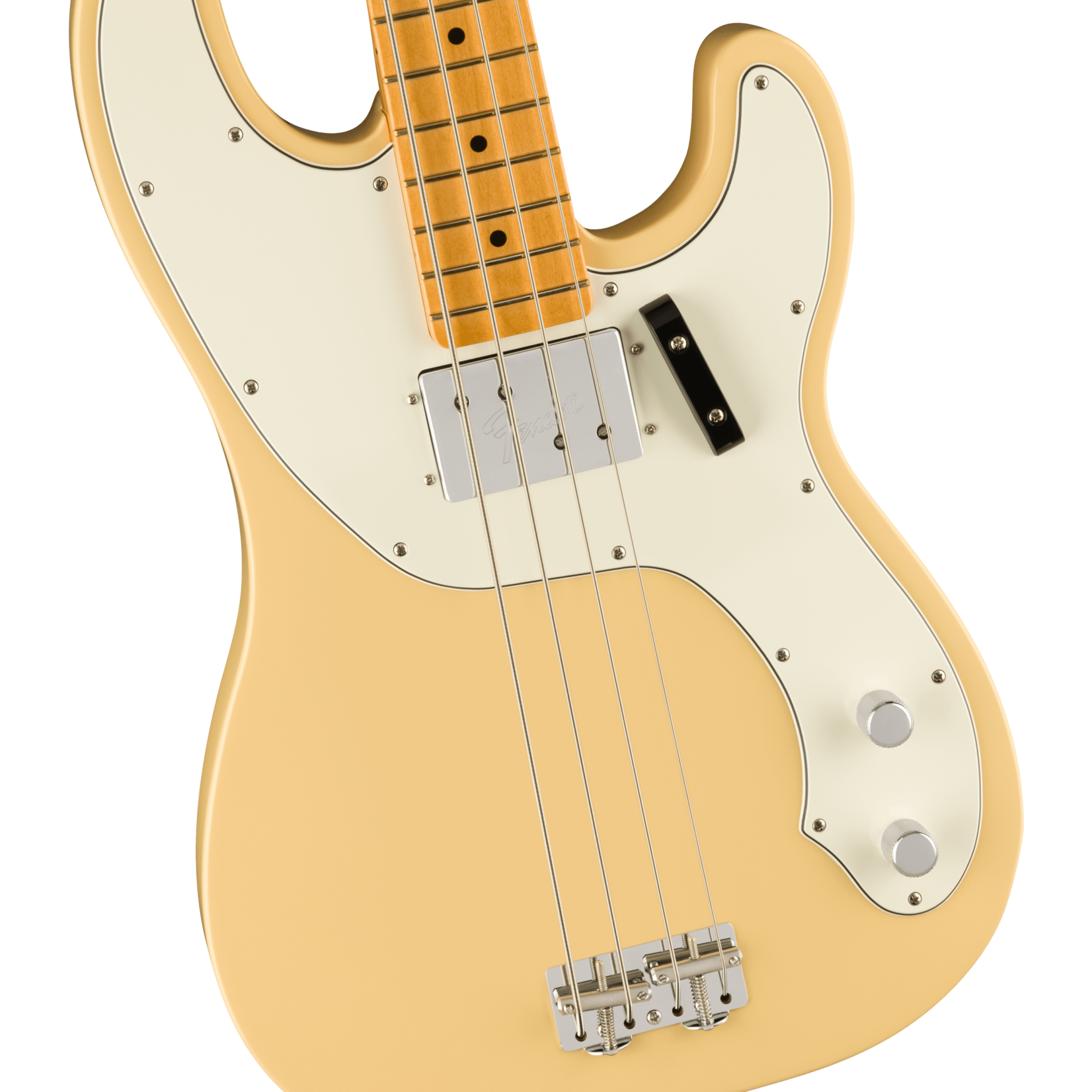 Fender Vintera II 70s Telecaster Bass, Maple Fingerboard - Vintage White