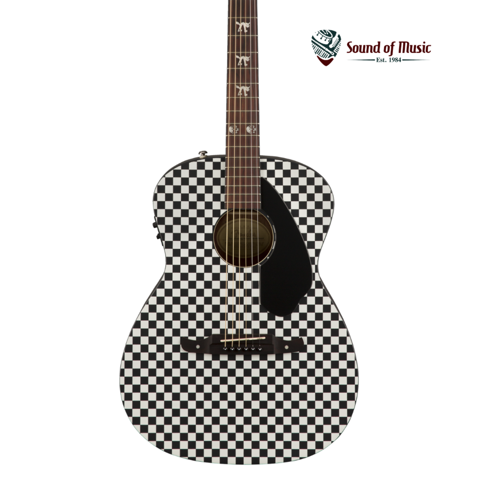 Fender Tim Armstrong Hellcat Walnut Fingerboard - Checkerboard