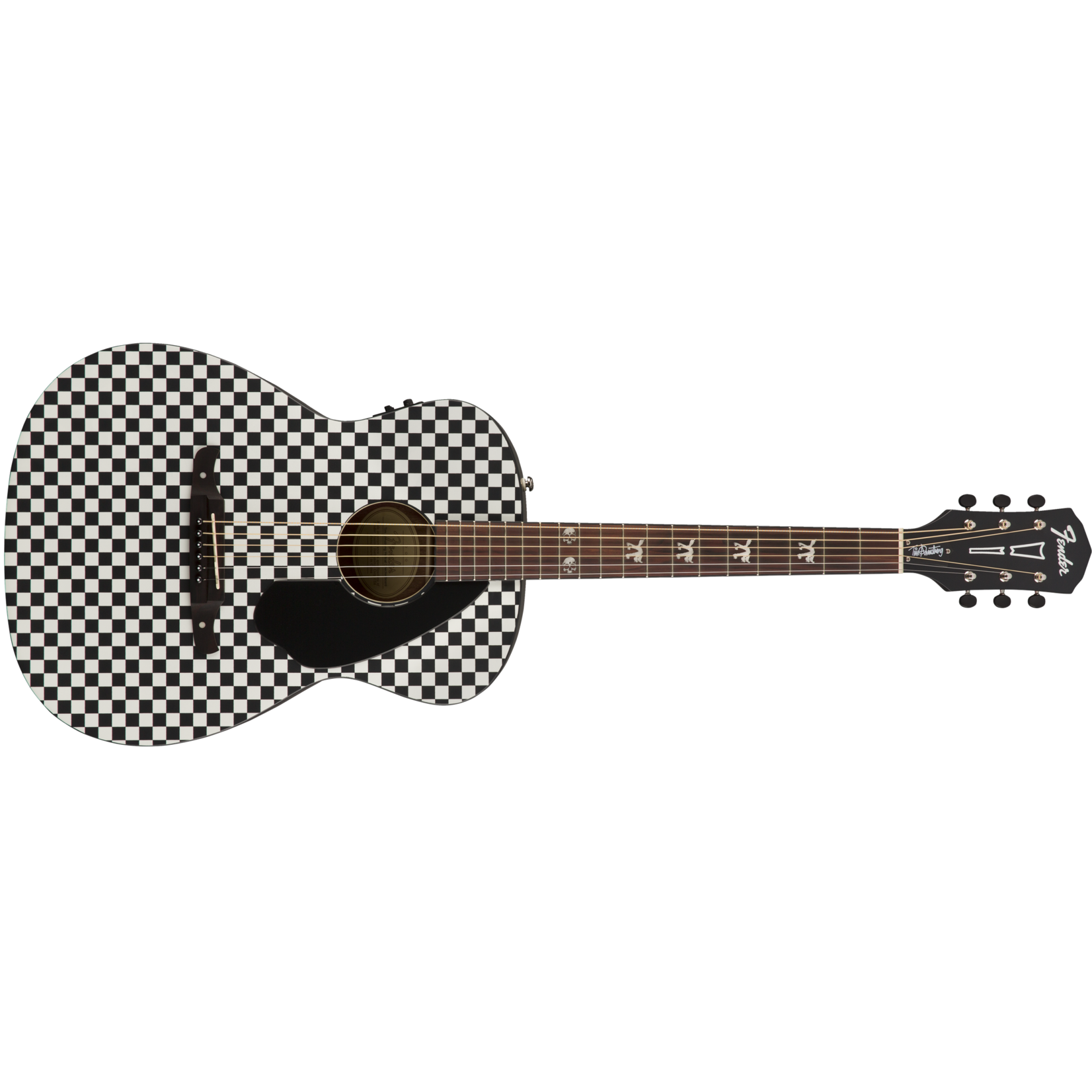 Fender Tim Armstrong Hellcat Walnut Fingerboard - Checkerboard