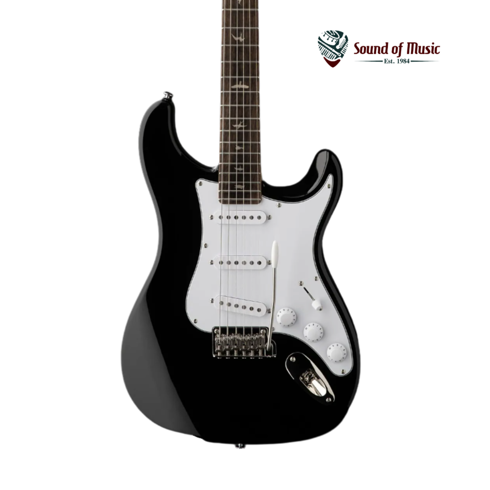 PRS SE Silver Sky Electric Guitar - Piano Black - With Gig Bag