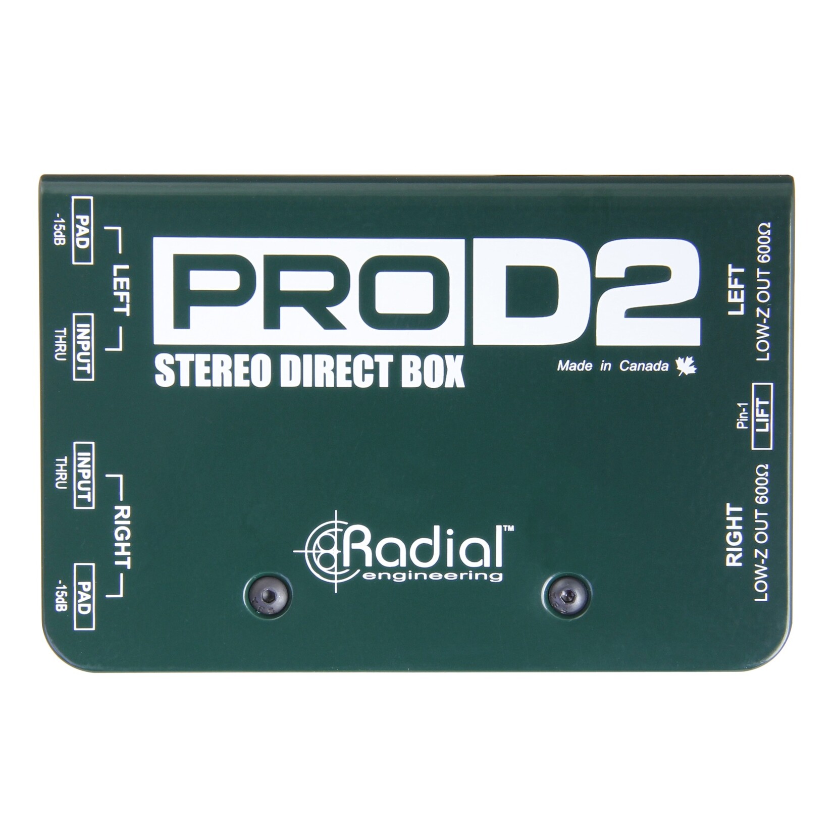 Radial ProD2 Stereo Passive Direct Box
