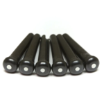 Graphtech Graphtech TUSQ Bridge Pins Martin Style 2mm Black / White Dot (6 Pcs)