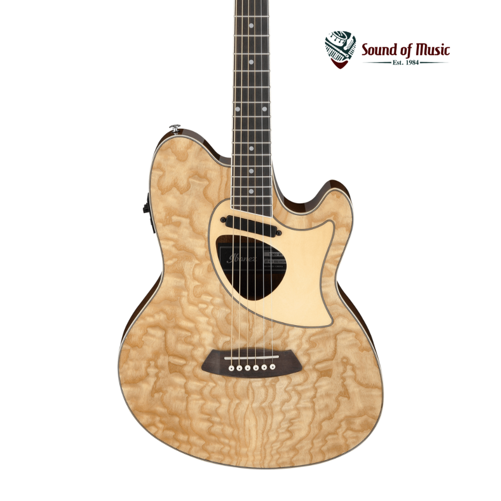 Ibanez Talman Series TCM50NT Acoustic-Electric Guitar Natural High Gloss